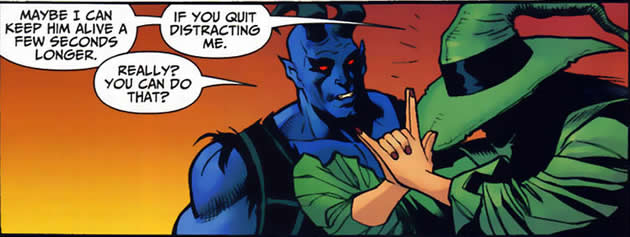 enchantress focuses during a battle