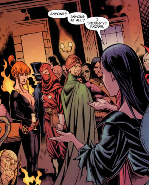 the enchantress inviting magic types to join the war against the spectre