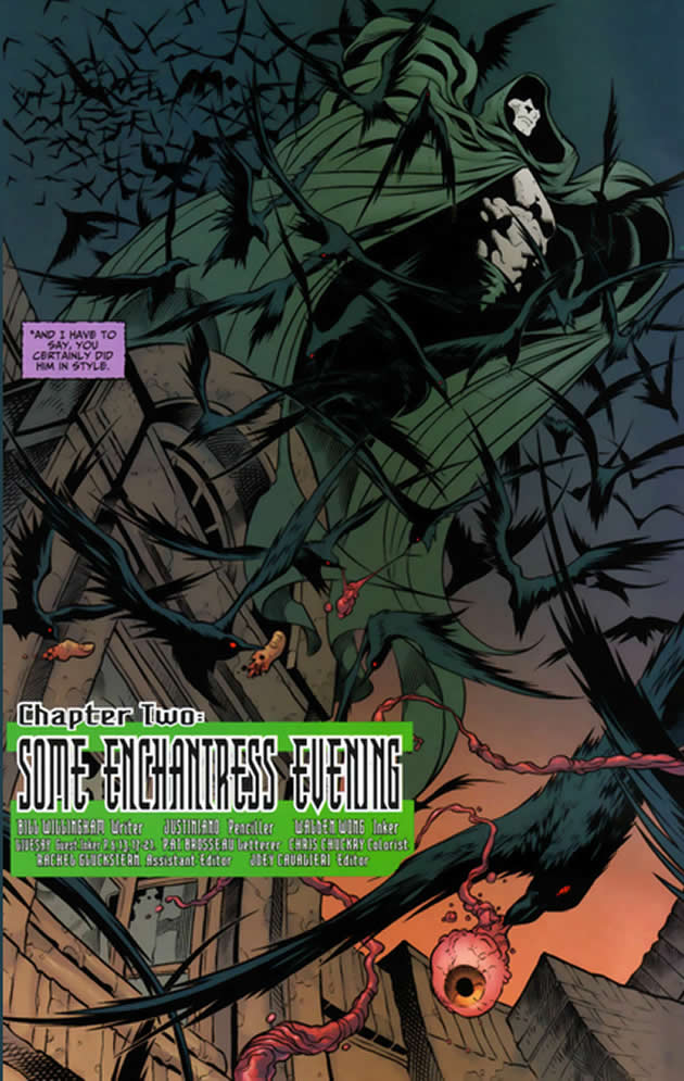 the spectre flies off as birds fly with the serial killer's mangled body parts