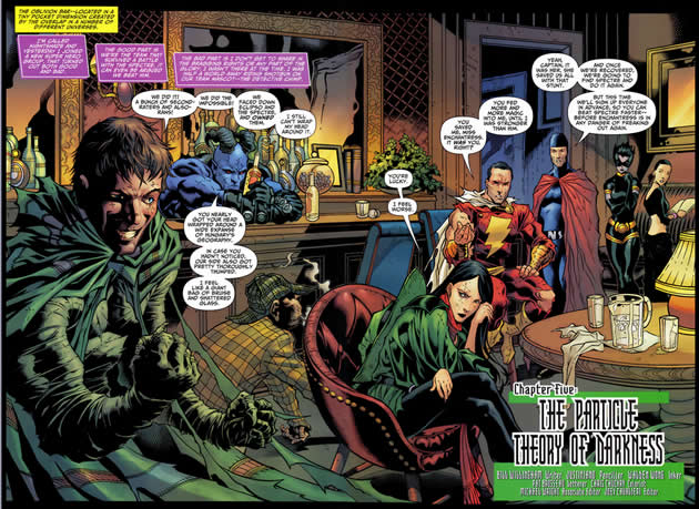 back at the oblivion bar ragman is pumped by the shadowpact's recent fight with the spectre
