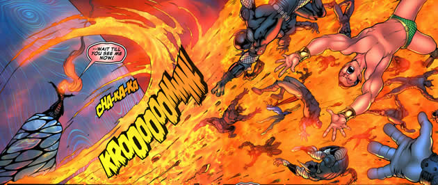 dormammu demonstrates his power