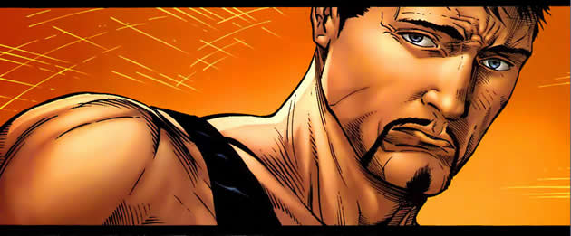 great closeup of tony stark