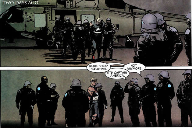 soldiers are confused on whether or not they should salute captain america