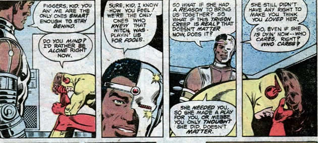 cyborg is very mature