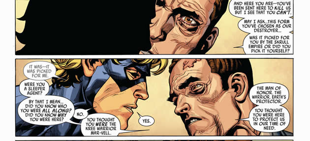 skrull captain marvel wants to side with humanity