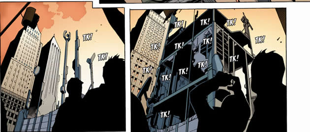 as a number of people look on