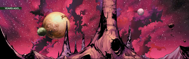 landscape from a desert planet outpost of the skrulls