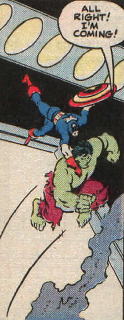 captain america and the hulk retreat