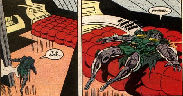 doom gives up on his quest for power - temporarily