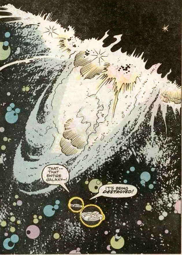 the beyonder destroys a galaxy