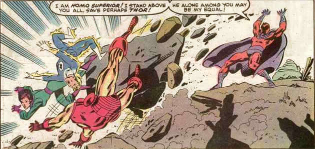 magneto separates himself from the heroes