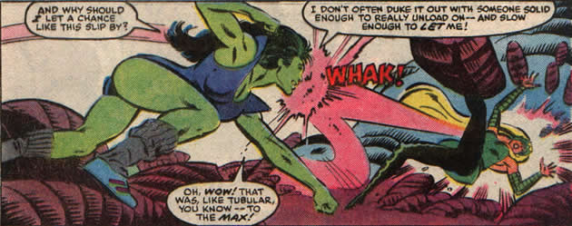 she-hulk punches the enchantress
