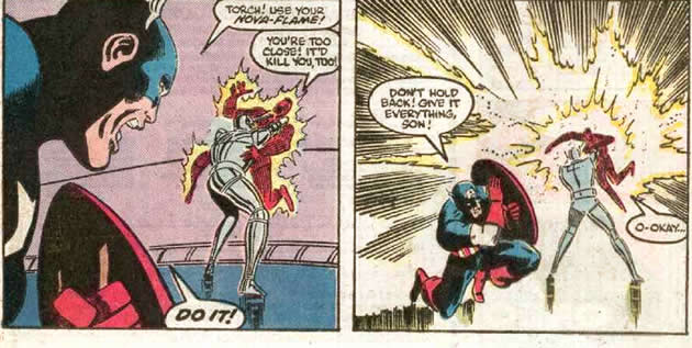 the torch is too hot for ultron