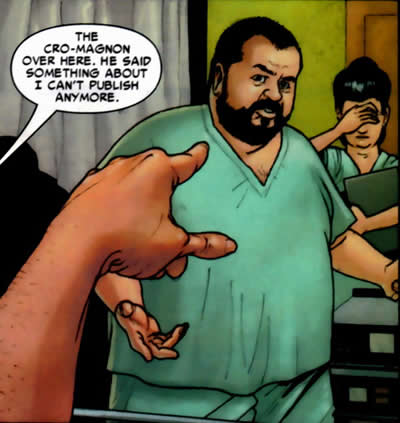 an orderly looks like dom deluis