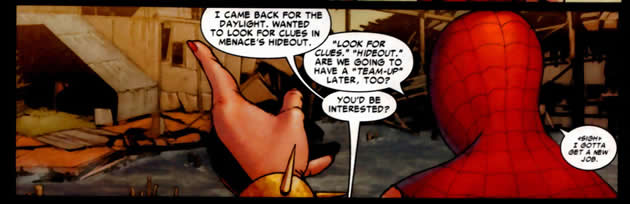 jackpot and spider-man talk team-up