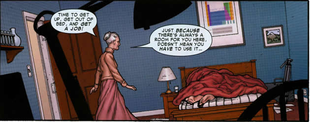 aunt may wakes up peter