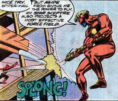 captain britain uses his force field