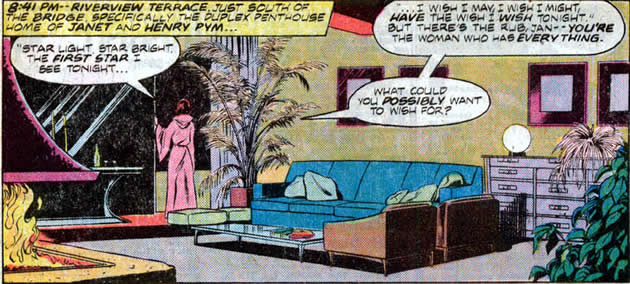 janet van dyne in her new york penthouse