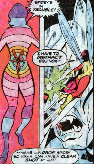 the wasp hits equinox with her sting