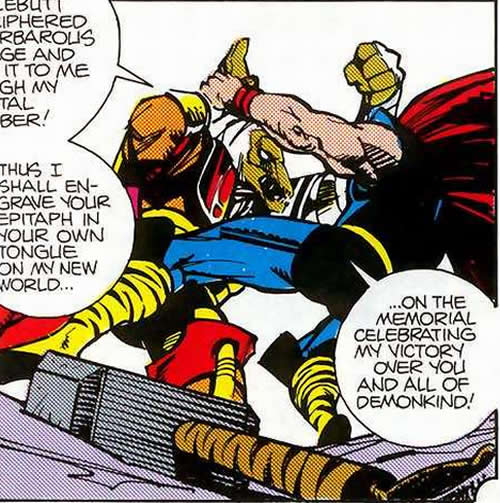 thor wrestles with beta ray bill