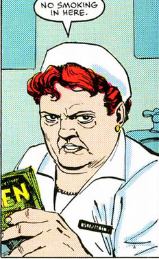 daredevil born again : nurse lois