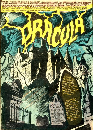 Tomb of Dracula 1 : castle dracula in the storm