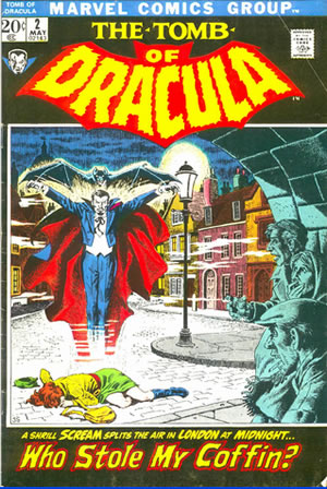 tomb of dracula no. 2 cover