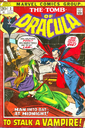 cover of tomb of dracula 3