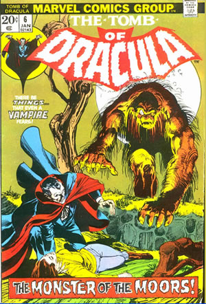 tomb of dracula no. 6 cover