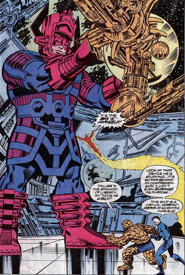 Fantastic Four panel : galactus