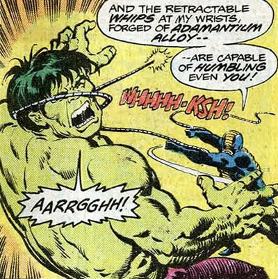 Hulk panel : eyes