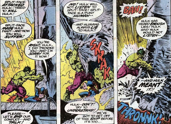Hulk panel : end