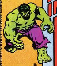 hulk figure from the upper left part of the cover