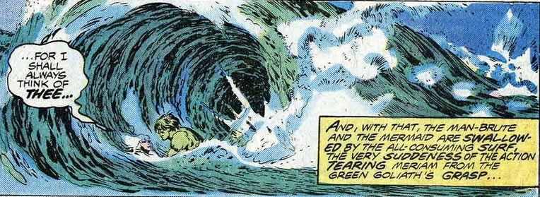 hulk returns meriam to the sea