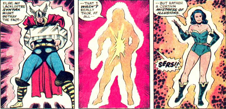 Thor : sersi reveals her thor disguise