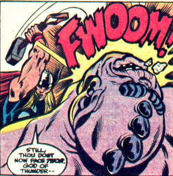 thor hits the mutate with mjolnir