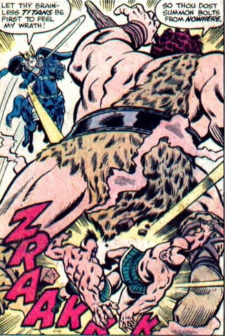 Thor : odin takes out the titans