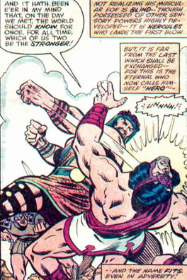 hero fights hercules