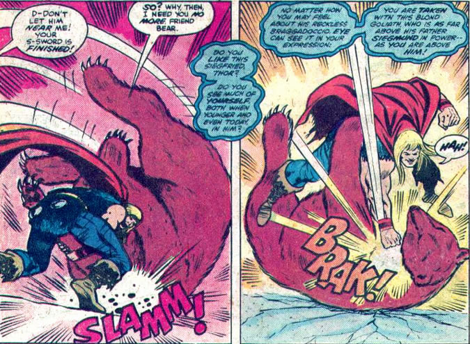 Thor : siegfried wrestles a bear
