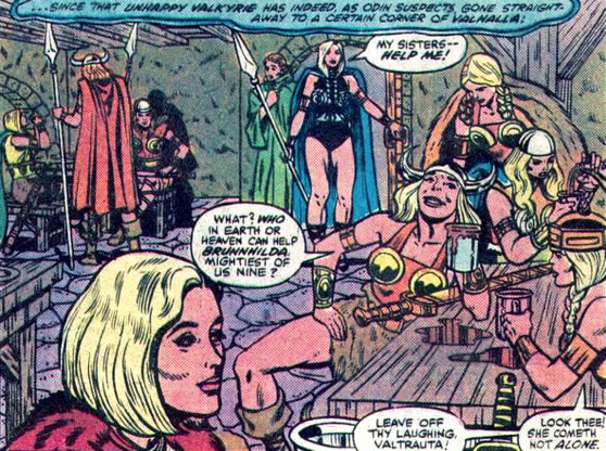 Thor : the valkyries hanging out at their base