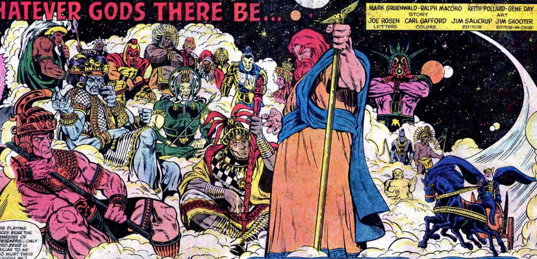 Thor : a meeting of the heads of all pantheons