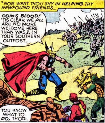 Thor : ancient aztecs attack eternals
