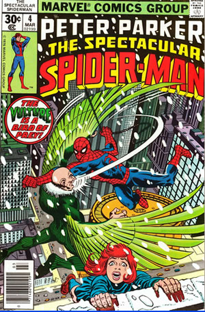 cover of spectacular spider-man 4