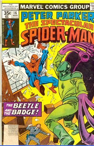 cover of spectacular spider-man 16