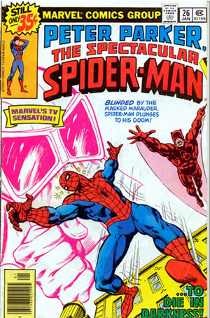 cover of spectacular spider-man 26