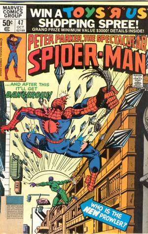cover of spectacular spider-man 47