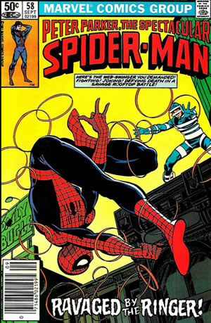 cover of spectacular spider-man 58