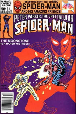 cover of spectacular spider-man 61