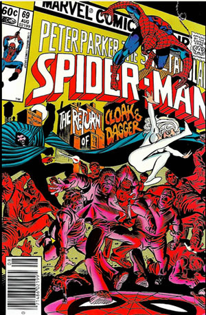 cover of spectacular spider-man 69