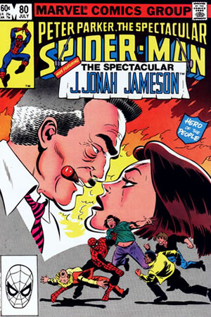 cover of spectacular spider-man 80
